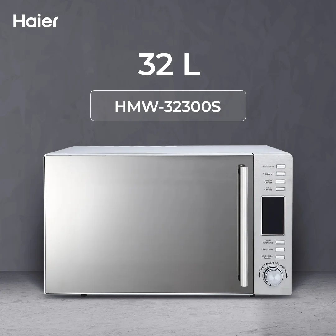 Haier - 32L - Grill Series - Microwave Oven - Easy Clean - Large Capacity - HMW-32300S — HMW-32300S