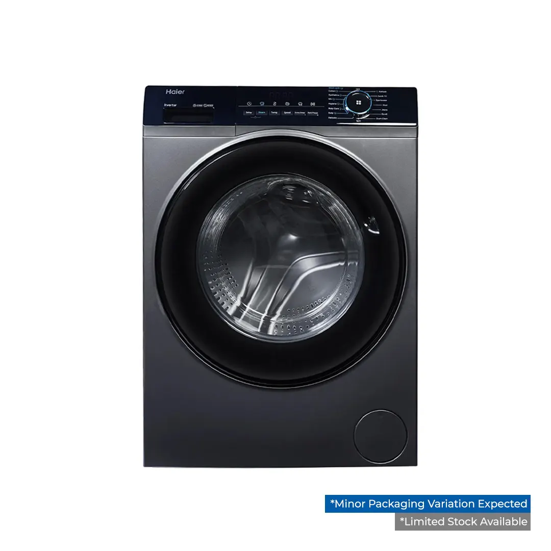 Haier - 10 kg Fully Automatic Front Load Washing Machine - Anti Bacterial -HW100-BP14929S6 — HW100-BP14929S6